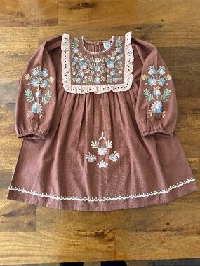 Apolina Valentina Dress - Chocolate